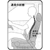 通常の運転姿勢